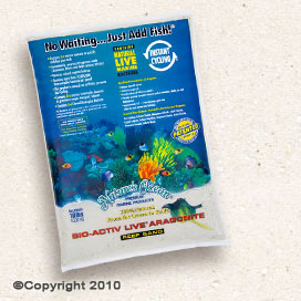 For Better Fish Water Quality Use Nature's Ocean® Live Aquarium Sand